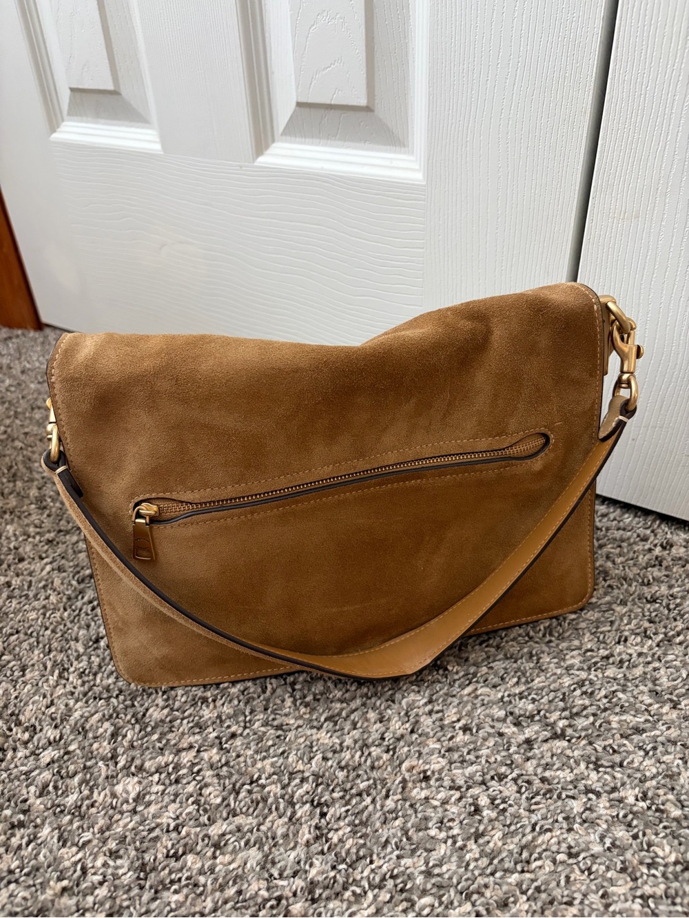 Coach Brown Tabby Suede Shoulder Bag 30’ (Discontinued Coach Purse) - Picture 5 of 5
